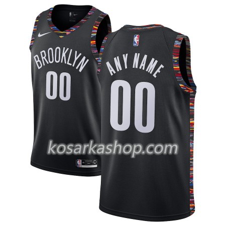 Dres Brooklyn Nets Prilagođeni Nike 2018-19 City Edition Crna Swingman